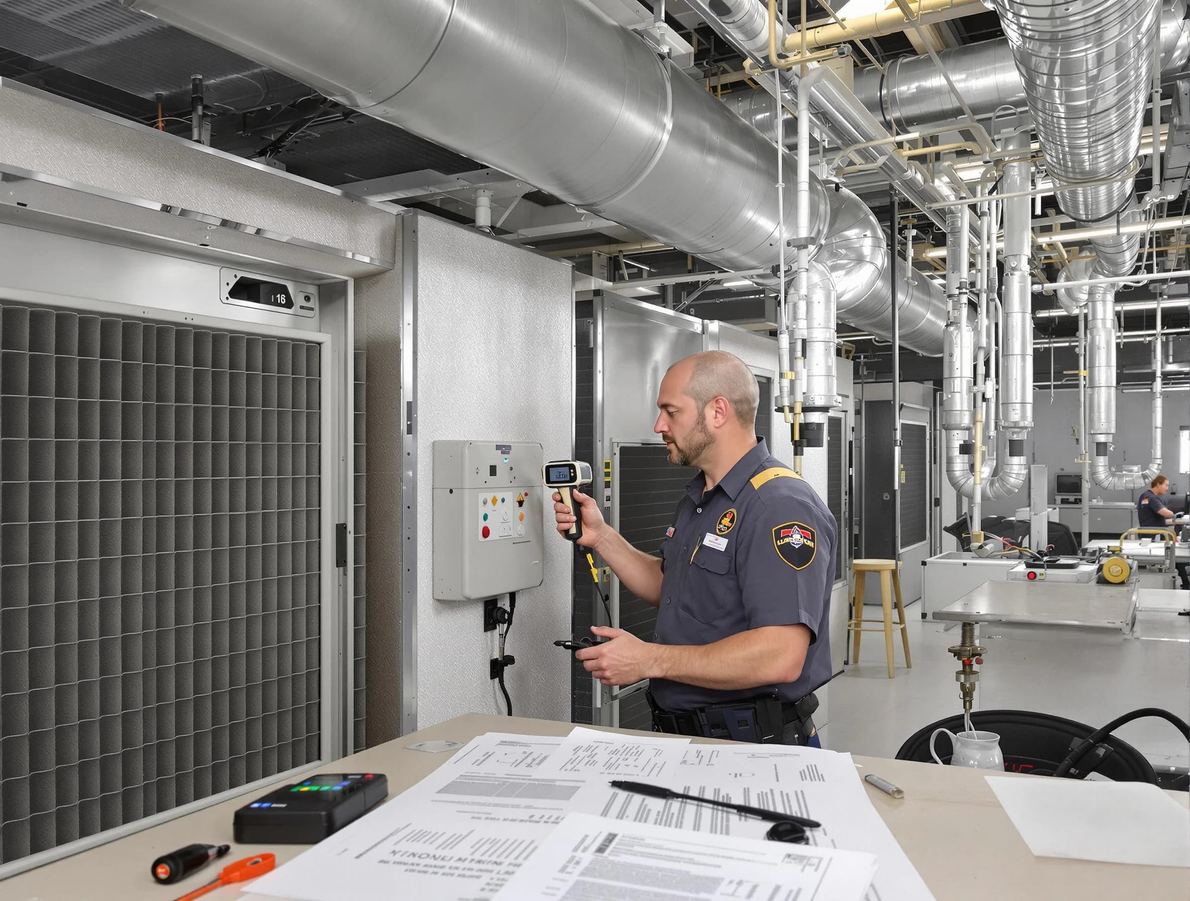 Professional filter system inspection by McCalla Air Duct Cleaning in McCalla