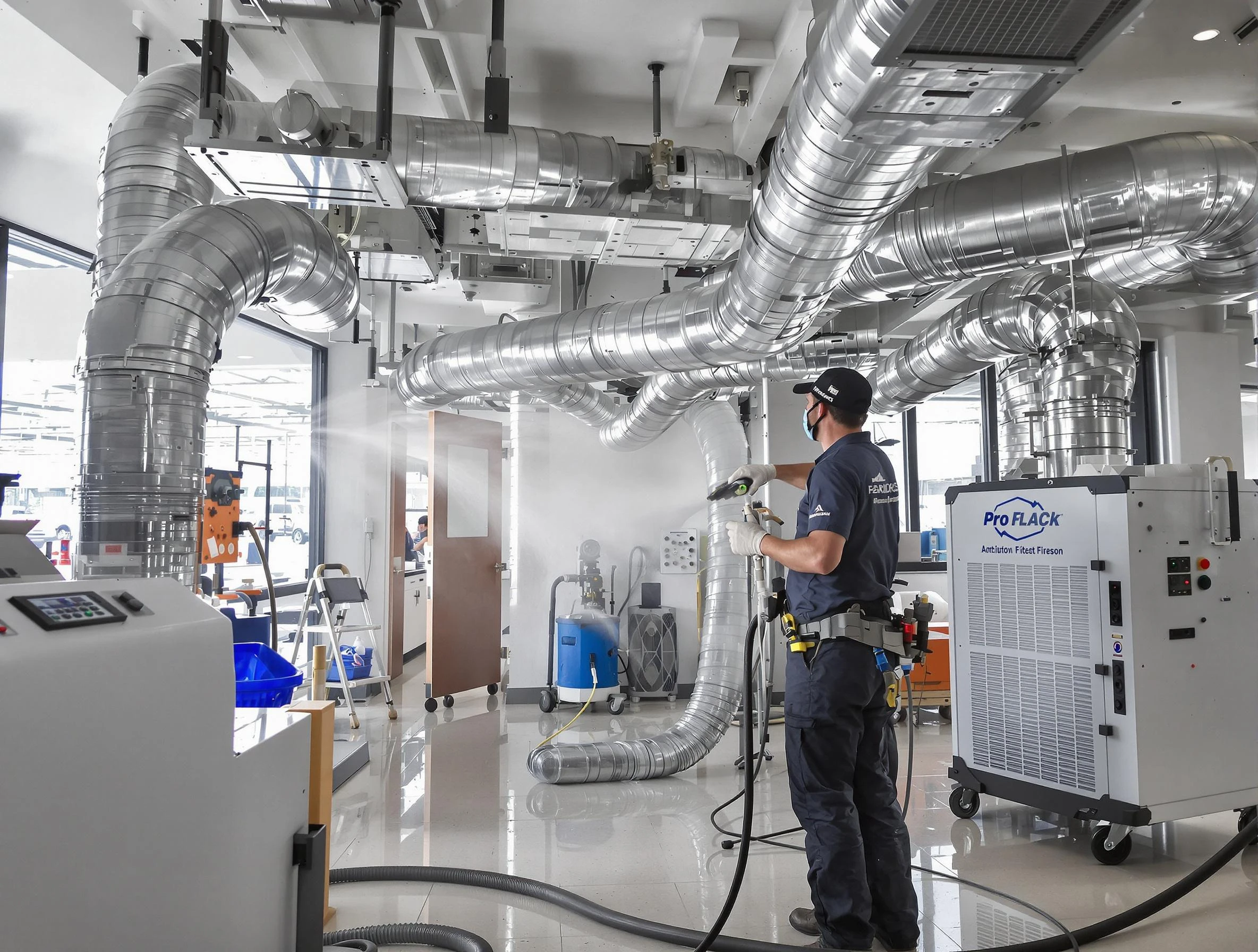 Negative Pressure Air Duct Cleaning in McCalla