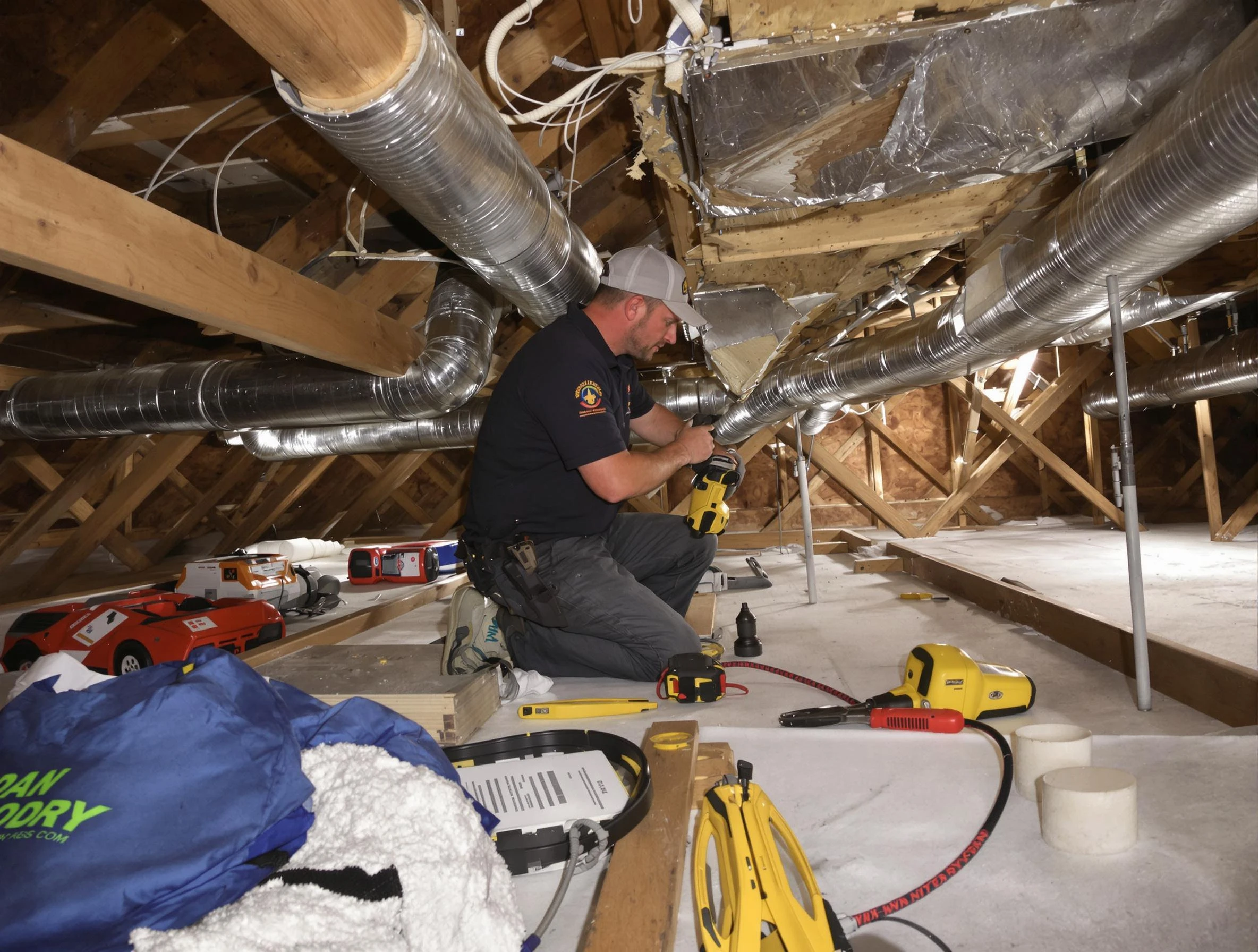 Professional air duct repair by McCalla Air Duct Cleaning in McCalla