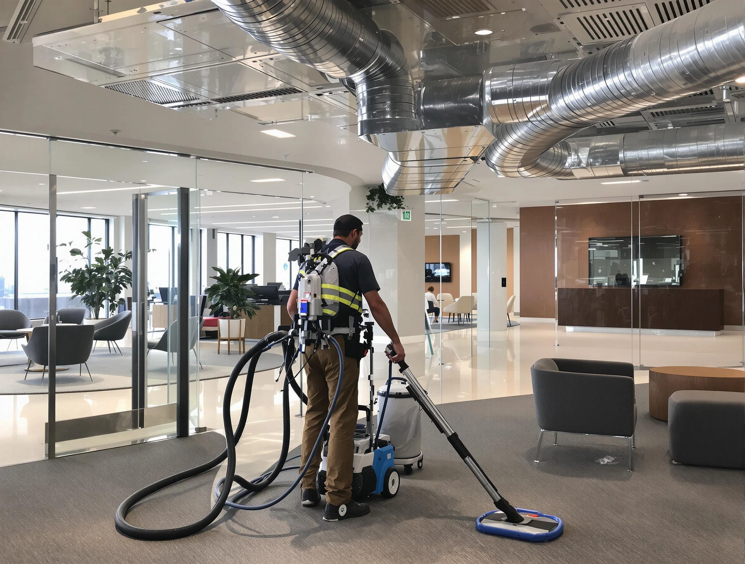 Commercial duct cleaning service by McCalla Air Duct Cleaning in McCalla
