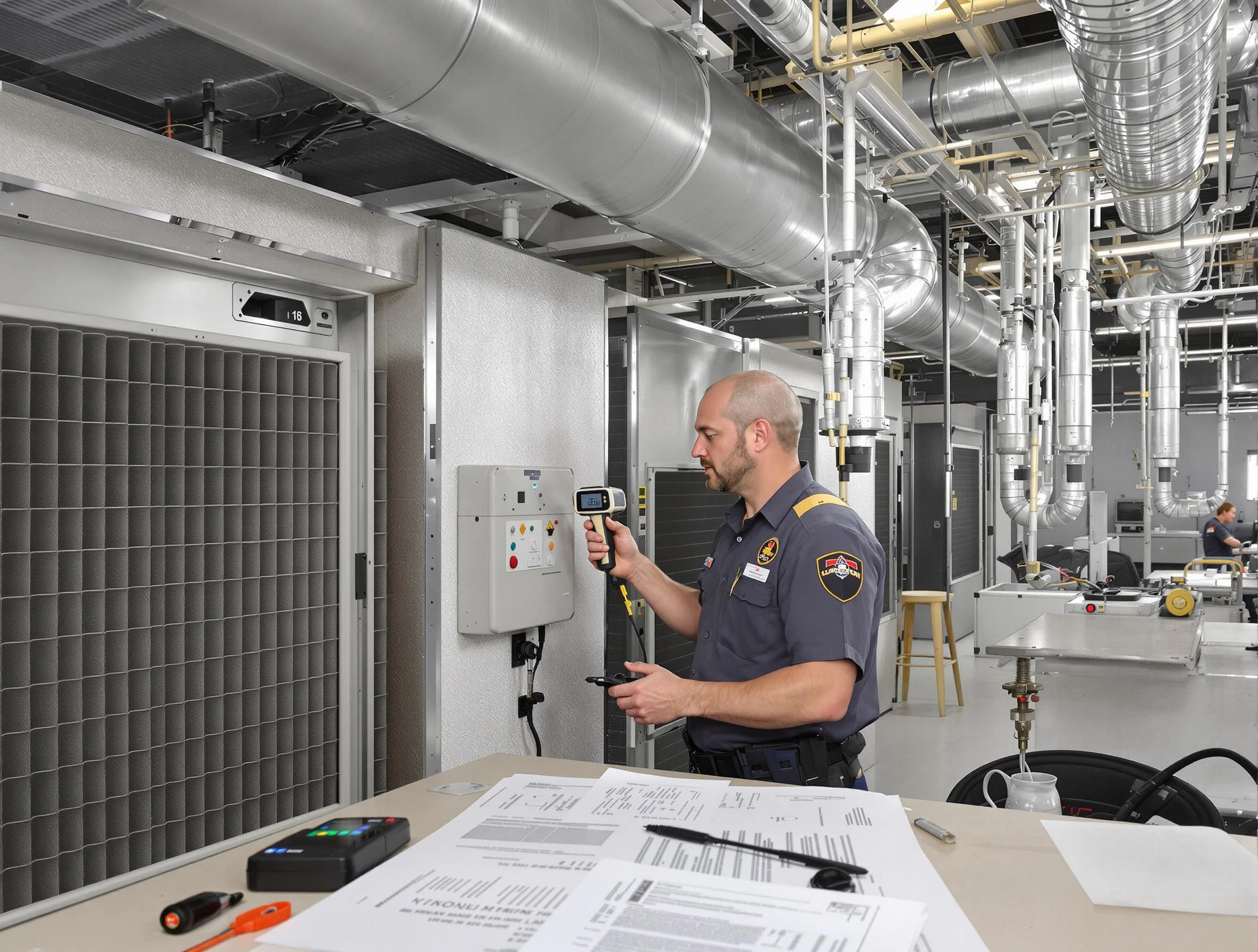 Professional filter system inspection by McCalla Air Duct Cleaning in McCalla